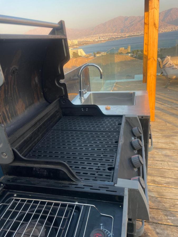 Villa Sea View 100 M From The Beach Eilat Bagian luar foto